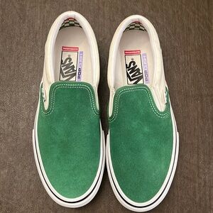Vans NWOT Skate Slip-On Juniper/White Men's 7.5 /Women's 9 /Eur 40